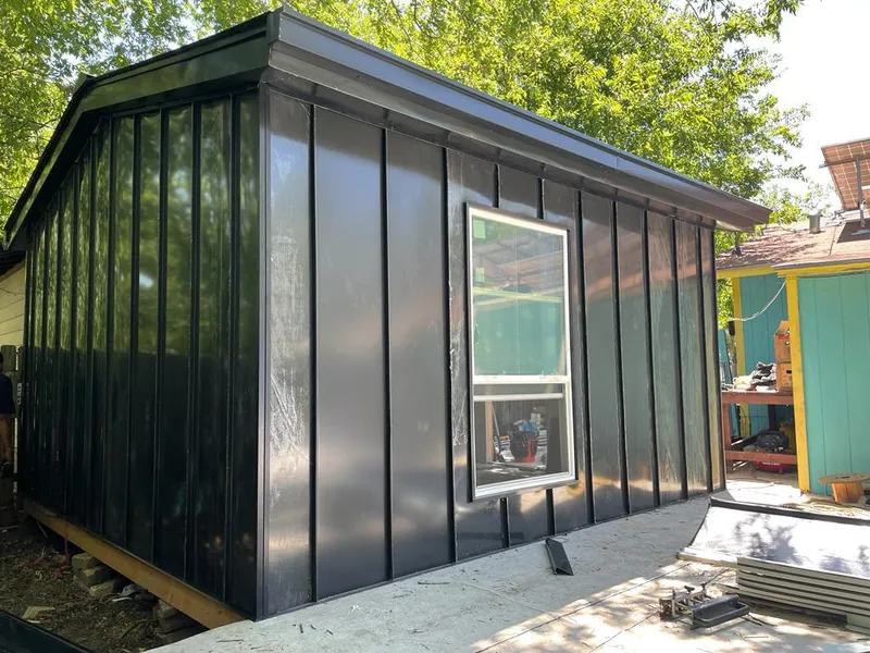 Black standing seam metal wall panels for Roof Inspection in East Rockhill