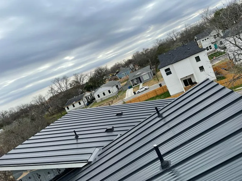Standing seam metal roof panels with vents for Skylight Repair in East Rockhill